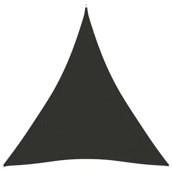  Parasolar, antracit, 4x5x5 m, țesătură oxford, triunghiular