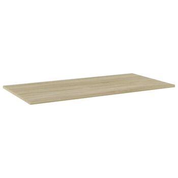 Plăci bibliotecă, 4 buc., stejar sonoma, 100 x 50 x 1,5 cm, PAL