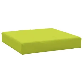  Pernă de taburet din paleți, verde aprins, material textil