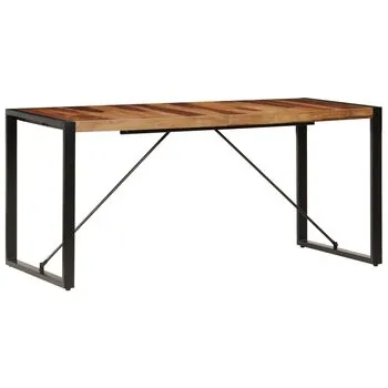  Masă de bucătărie, 160x80x75 cm, lemn masiv de acacia