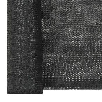  Plasă protecție vizuală, negru, 2x10 m, HDPE