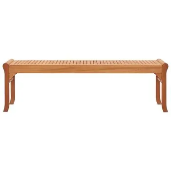  Bancă de grădină cu 3 locuri, 150 cm, lemn masiv de eucalipt
