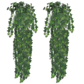  Tufișuri de iederă artificială, 4 buc., verde, 90 cm