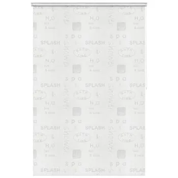  Roletă perdea de duș 140x240 cm Imprimeu Splash