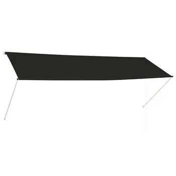  Copertină retractabilă, antracit, 350 x 150 cm