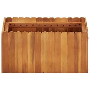  Strat înălțat de grădină, 50 x 30 x 25 cm, lemn masiv de acacia