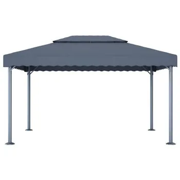  Pavilion, antracit, 400 x 300 cm, aluminiu