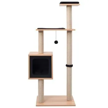  Ansamblu pentru pisici, covoraș din funie de sisal, 123 cm