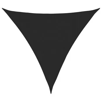  Pânză parasolar, negru, 4,5x4,5x4,5 m, HDPE, 160 g/m²