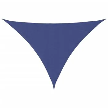  Parasolar albastru 2,5x2,5x3,5 m țesătură oxford triunghiular