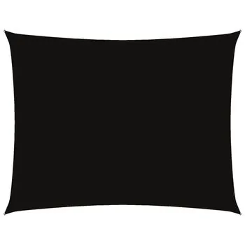  Pânză parasolar, negru, 5x6 m, țesătură oxford, dreptunghiular
