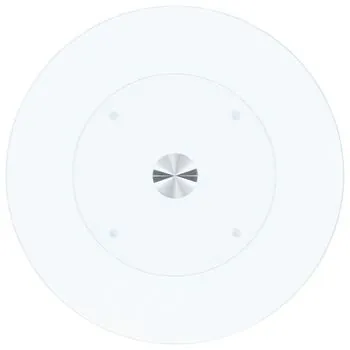  Măsuță de cafea, transparent, 40 cm, sticlă securizată