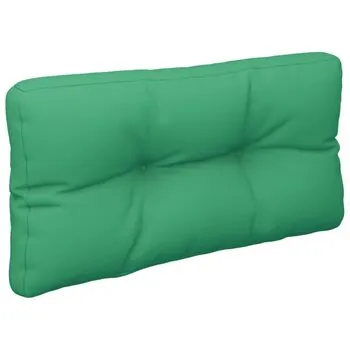  Pernă de paleți, verde, 80x40x12 cm, material textil
