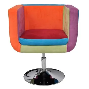  Fotoliu cub, model Patchwork, material textil 