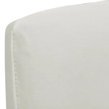  Huse de scaun elastice drepte, 6 buc., crem