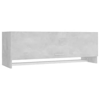  Șifonier, gri beton, 100x32,5x35 cm, PAL