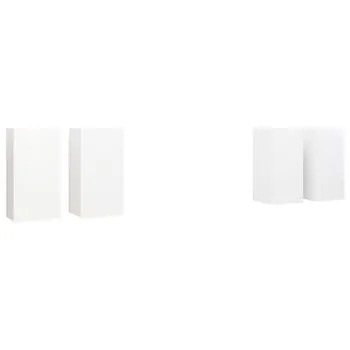  Dulapuri TV, 4 buc., alb, 30,5x30x60 cm, lemn prelucrat