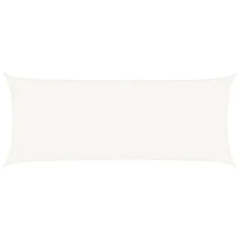  Pânză parasolar, alb, 2x5 m, HDPE, 160 g/m²