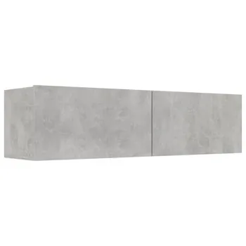  Comodă TV, gri beton, 120 x 30 x 30 cm, lemn prelucrat