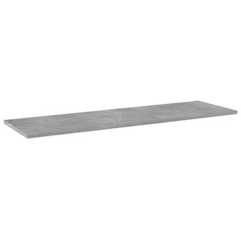  Plăci bibliotecă, 8 buc., gri beton, 100 x 30 x 1,5 cm, PAL