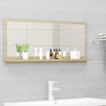 Oglinda de baie, stejar sonoma
