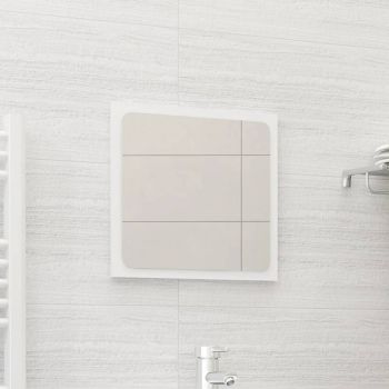 Oglindă de baie, alb, 40x1.5x37 cm, PAL