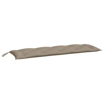  Pernă bancă de grădină, gri taupe, 150x50x7 cm, material oxford