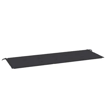  Pernă de bancă de grădină, negru, 150x50x4 cm, textil oxford