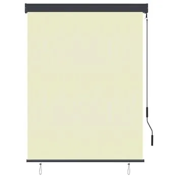  Jaluzea tip rulou de exterior, crem, 120 x 250 cm