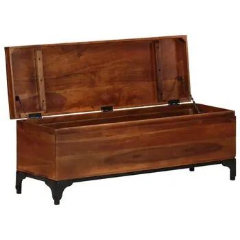  Cufăr de depozitare, 110x35x41 cm, lemn masiv de acacia 