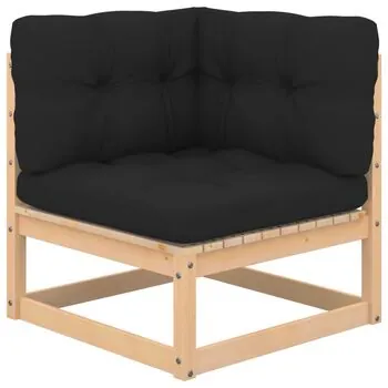  Set mobilier de grădină cu perne, 6 piese, lemn masiv de pin