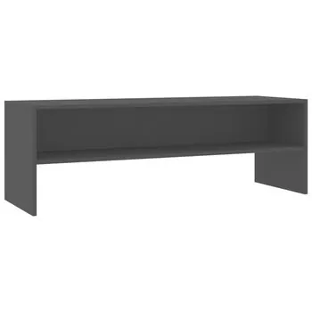  Dulap TV, negru, 120x40x40 cm, lemn prelucrat