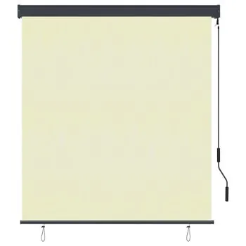  Jaluzea tip rulou de exterior, crem, 140 x 250 cm