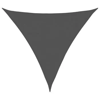  Pânză parasolar, negru, 3x3x3 m, HDPE, 160 g/m²