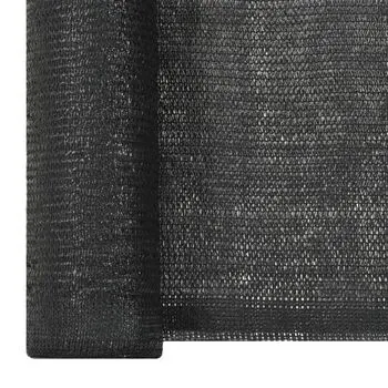  Plasă protecție vizuală, negru, 2x25 m, HDPE