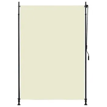  Jaluzea tip rulou de exterior, crem, 150 x 270 cm