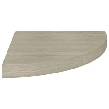  Raft colțar de perete, stejar, 35 x 35 x 3,8 cm, MDF