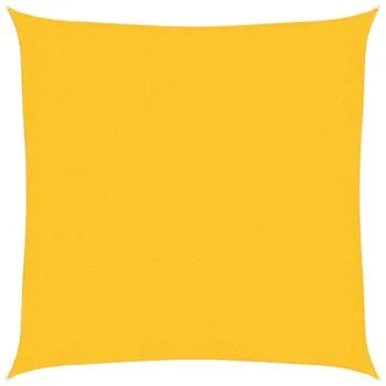  Pânză parasolar, galben, 2,5x2,5 m, HDPE, 160 g/m²