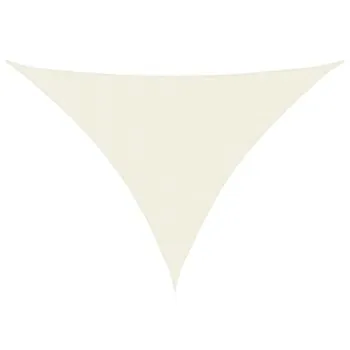  Pânză parasolar, crem, 4x4x5,8 m, țesătură oxford, triunghiular