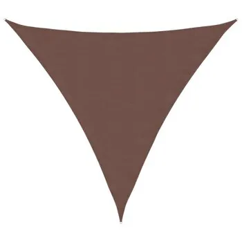  Parasolar, maro, 3,6x3,6x3,6 m, țesătură oxford, triunghiular