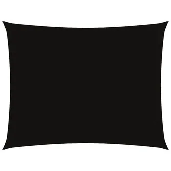  Pânză parasolar, negru, 3x6 m, țesătură oxford, dreptunghiular