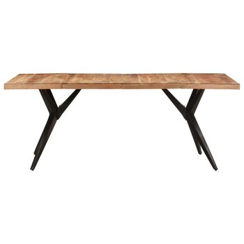  Masă de bucătărie, 200x90x76 cm, lemn masiv acacia
