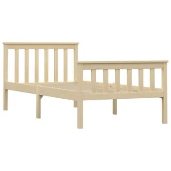  Cadru de pat, natural, 100 x 200 cm, lemn masiv de pin