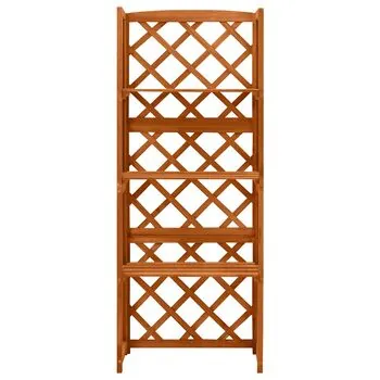  Spalier cu rafturi, 55x30x140 cm, lemn masiv brad