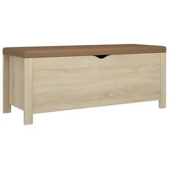  Cutie depozitare pernă stejar sonoma 105x40x45cm lemn prelucrat