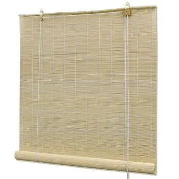  Jaluzea tip rulou, natural, 100x220 cm, bambus