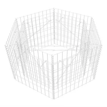  Strat înălțat gabion hexagonal, 100 x 90 x 50 cm