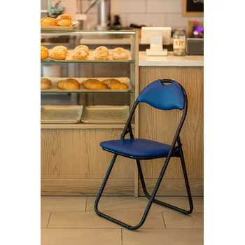 Scaun pliant Cordoba, albastru, 38.5x43x79 cm