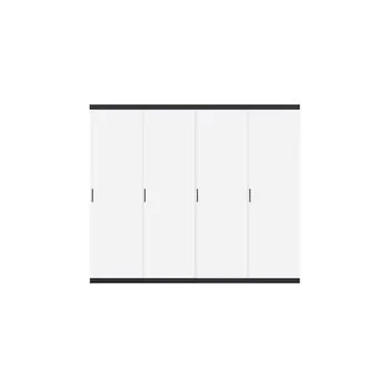 Set 4 Panouri glisante pentru laterala de 4m, din sticla, pentru pergola bioclimatica de 3x4 m, UnicSpot