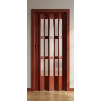 Usa Pliantă Tip Acordeon, cires, 203x82x0.6 cm